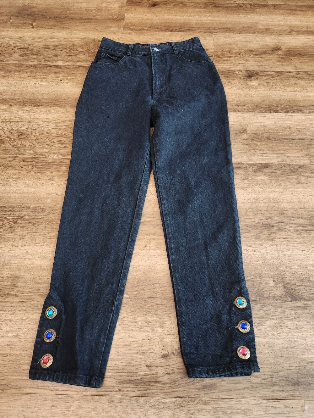 Vintage Bongo With Gem Buttons Size 9